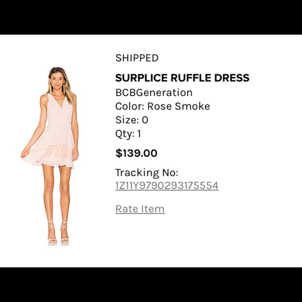 BCBGeneration Ruffle Dress - Picture 2 of 11
